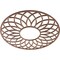 Ekena Millwork Cannes Wood Fretwork Pierced Ceiling Medallion, Walnut, 20"OD x 6 7/8"ID x 1/4"T CMWP20X20X0250CNWA - alternate 3